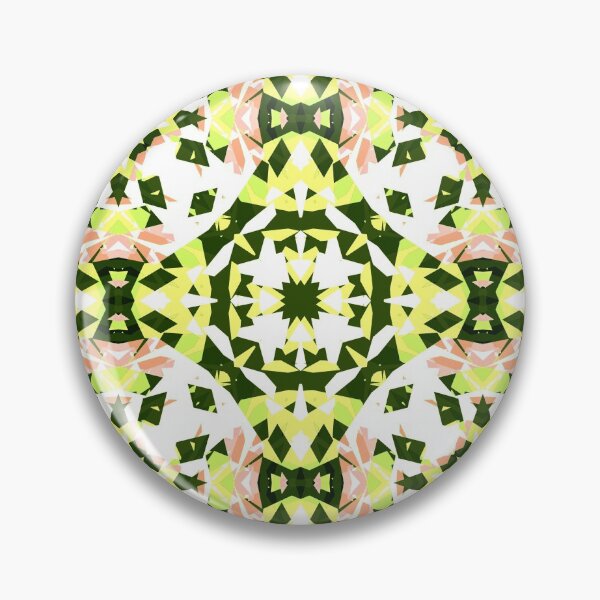 Item preview, Elegant Modern Winter Autumn Green Pink White Geometric Design Pattern  designed and sold by PatternPerfect.