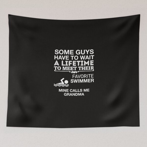 Item preview, My Favorite Swimmer Calls Me Grandma designed and sold by AlwaysAwesome.