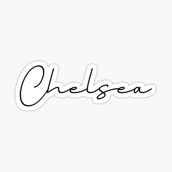 Item preview, Minimalistic name - Chelsea designed and sold by Shop-With-B.