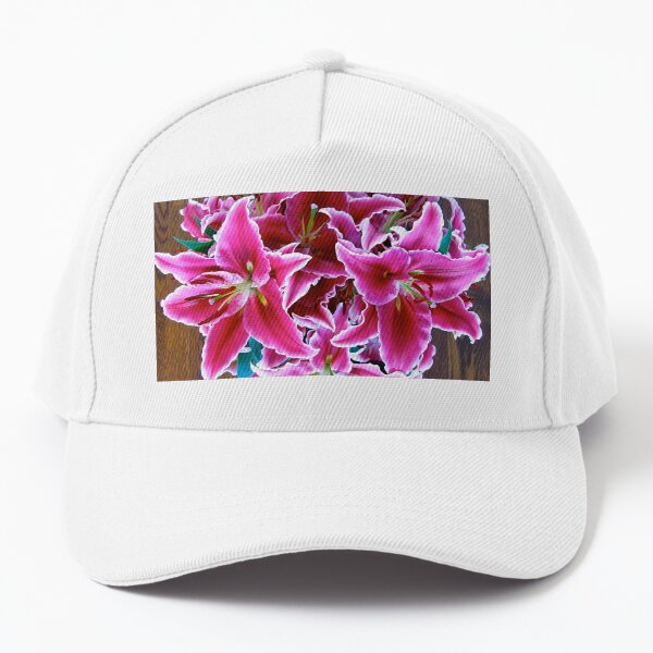 Stargazed Lily Flower Baseball Cap