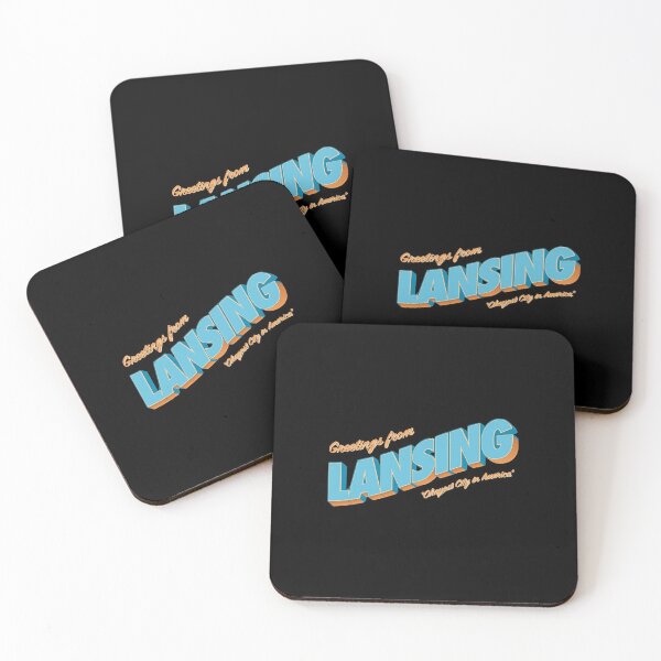 Item preview, Greetings From Lansing - Okayest City in America  designed and sold by BentlerAbidah.