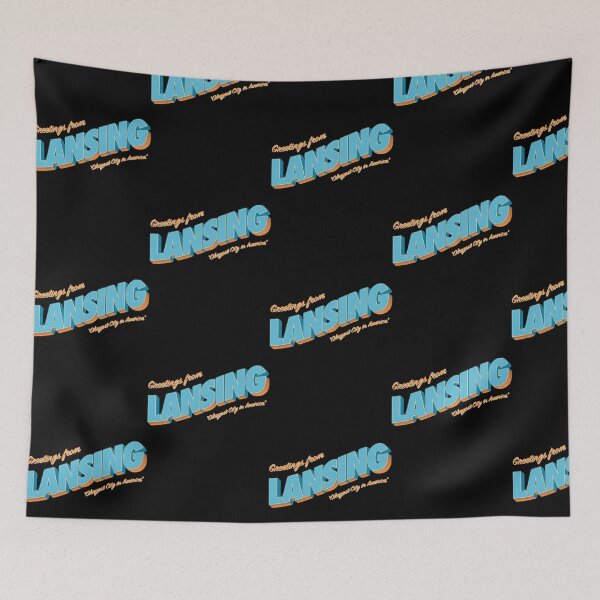 Item preview, Saludos desde Lansing - La ciudad más buena de América designed and sold by BentlerAbidah.