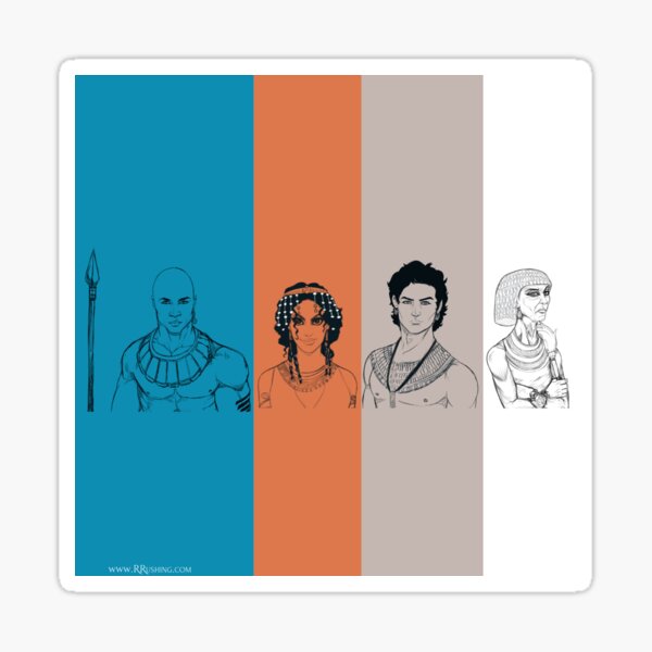 Characters On Parade Sticker