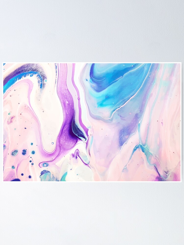 Abstract Colourful Marble Paint Background Poster for Sale by Alarasboy