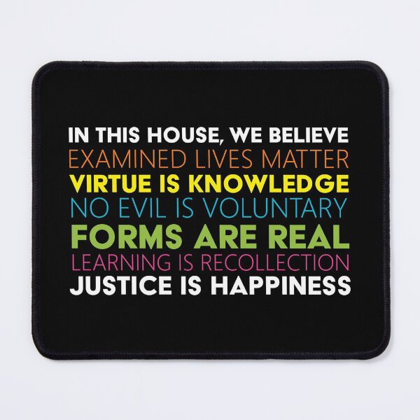 Item preview, "In This house" Platonist Version designed and sold by papistwhovian.