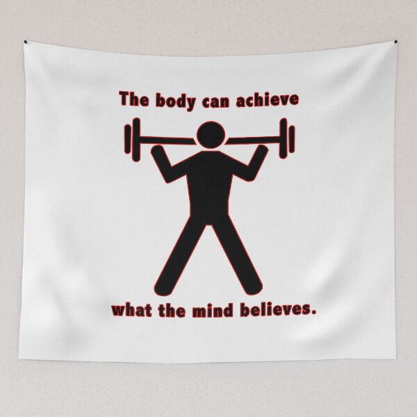 Item preview, Bodybuilding Motivation for mind belief designed and sold by janraydesigns.