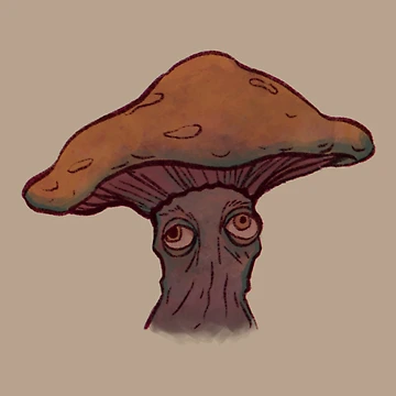 Artwork thumbnail, fungi (funky guy) by gardengrease