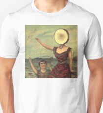 im Flugzeug über dem Meer Unisex T-Shirt