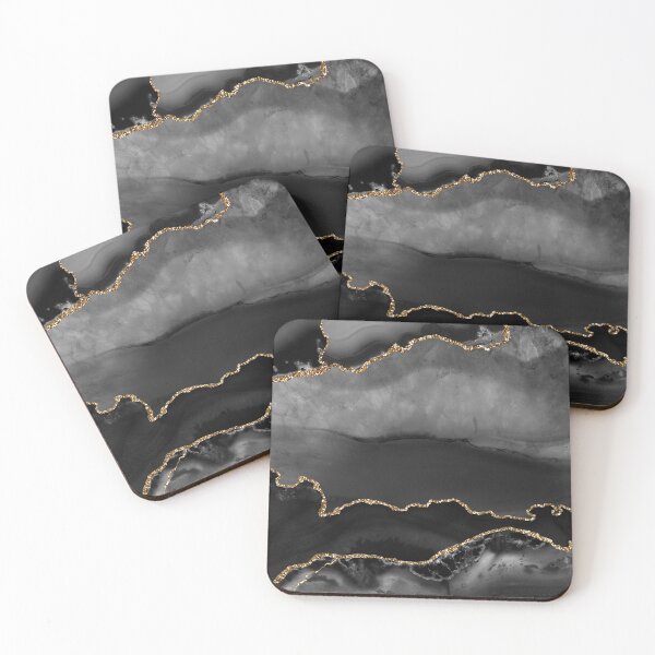 Item preview, Black Agate Marble Gold  designed and sold by starchildesign.