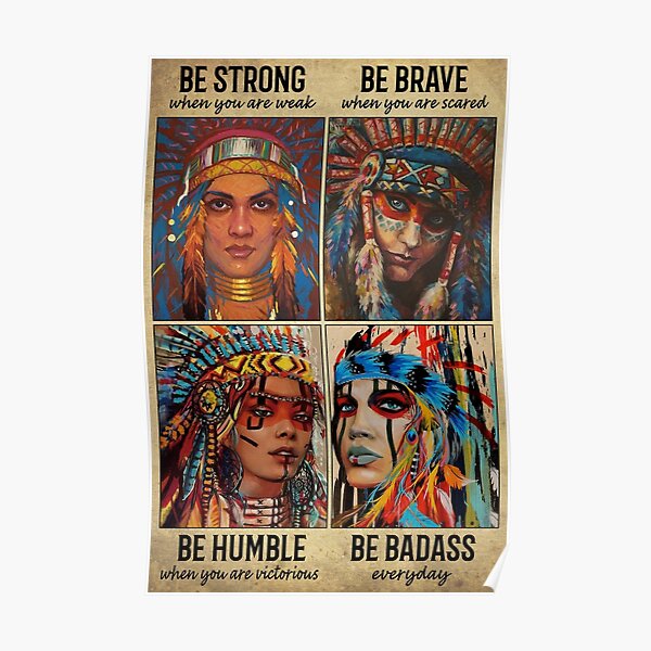 Native American the original founding fathers poster - Bassetshirt