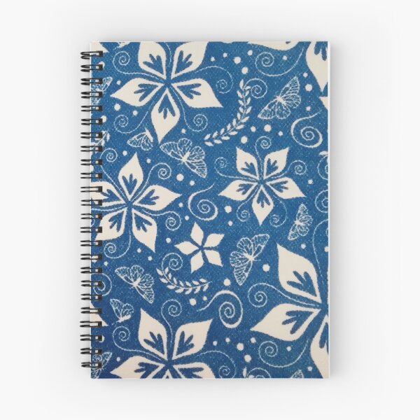 Item preview, Blue Flower Batik designed and sold by cbproduction.