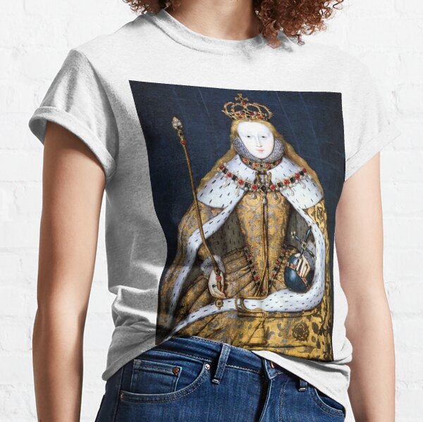Queen Elizabeth I of England in Her Coronation Robe Classic T-Shirt