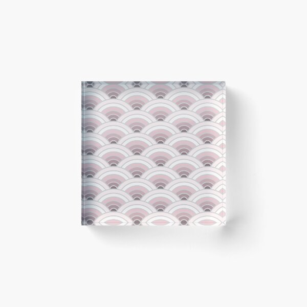 Item preview, Cream Japanese Seigaiha Pattern Wagara  designed and sold by ViewerEqualsPhoton.