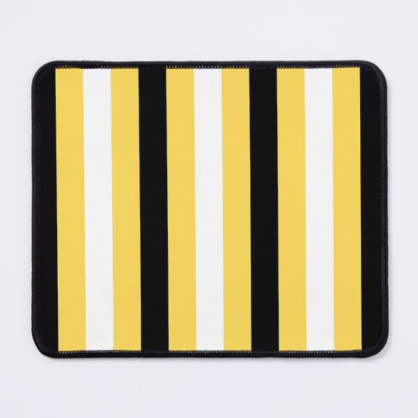 Item preview, Black, White and Yellow Vertical Stripes designed and sold by starrylite.