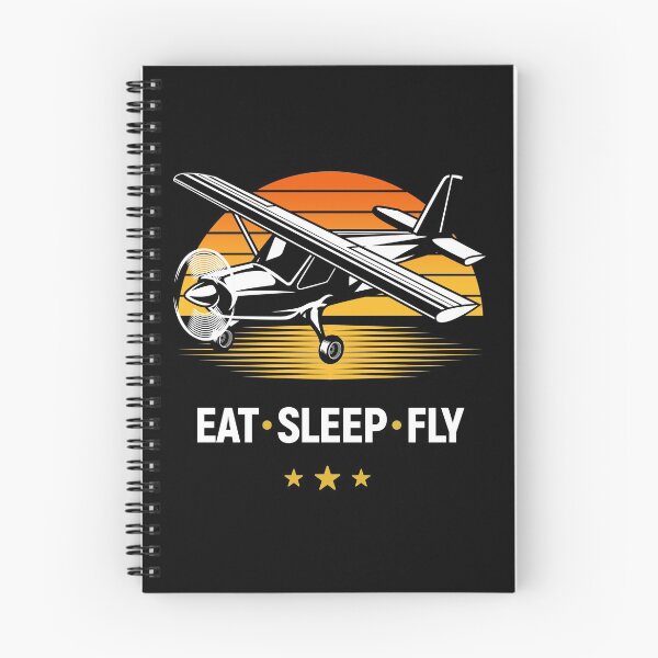 Item preview, Eat Sleep Fly Single Engine Airplane Pilot designed and sold by Uppercase Tees.