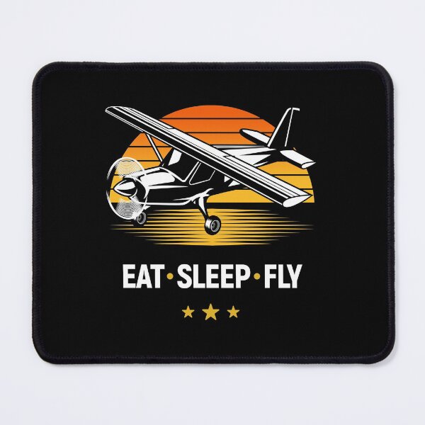 Item preview, Eat Sleep Fly Single Engine Airplane Pilot designed and sold by Uppercase Tees.