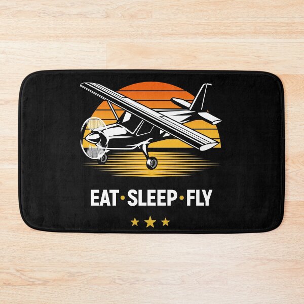 Item preview, Eat Sleep Fly Single Engine Airplane Pilot designed and sold by Uppercase Tees.