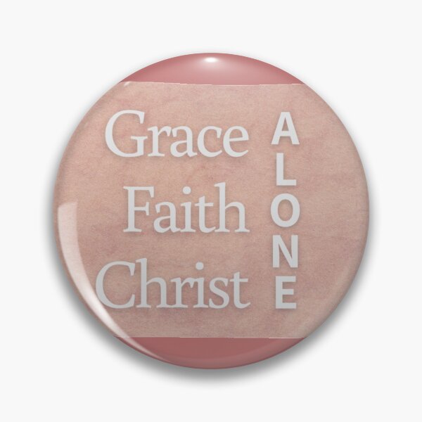 Item preview, By grace alone. Through faith alone. In Christ alone. Mauve Pink designed and sold by ABInspired.