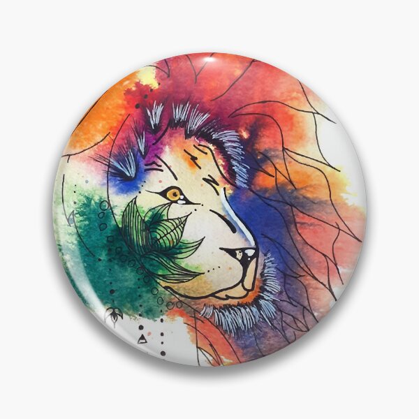 Item preview, Lion Aquarelle Julie Formation designed and sold by MaysenOclair.