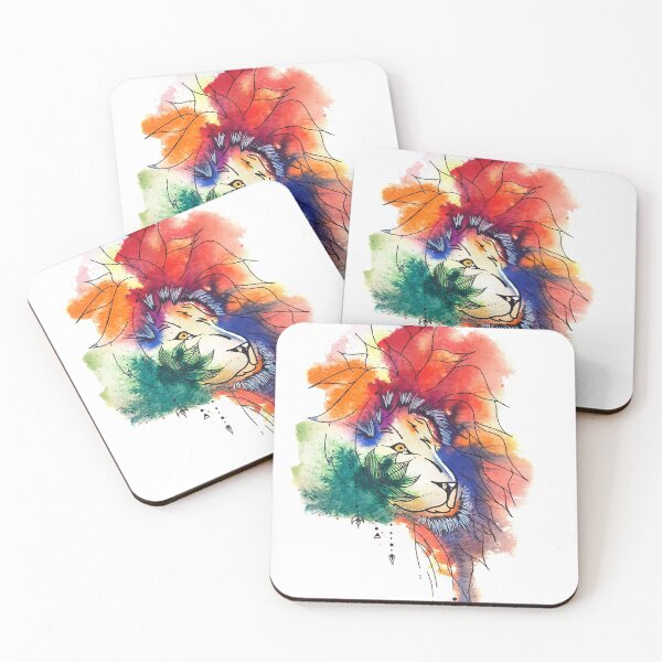 Item preview, Lion Aquarelle Julie Formation designed and sold by MaysenOclair.