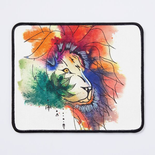 Item preview, Lion Aquarelle Julie Formation designed and sold by MaysenOclair.