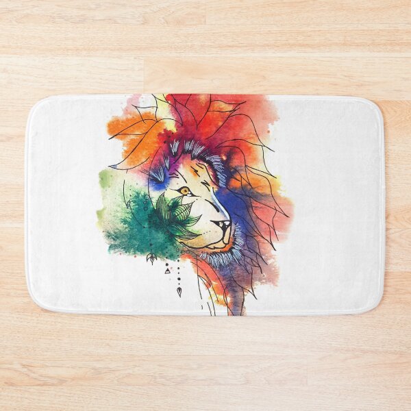 Item preview, Lion Aquarelle Julie Formation designed and sold by MaysenOclair.