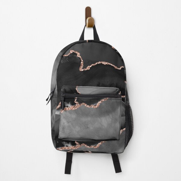 Item preview, Rose Gold Black Agate Marble designed and sold by starchildesign.