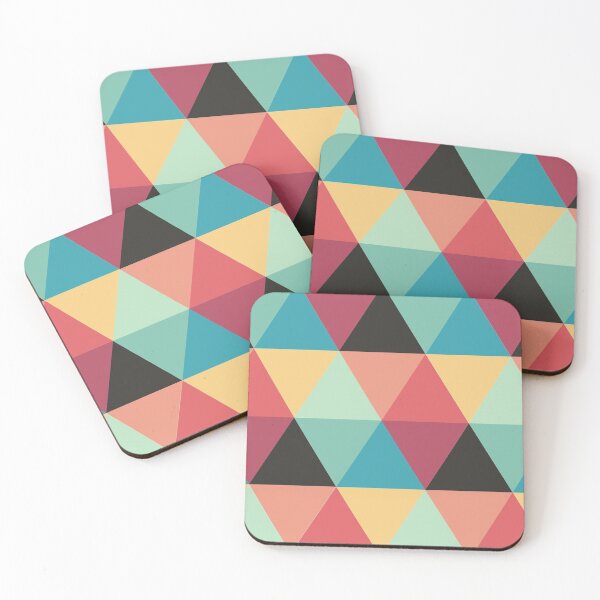 Item preview, Abstract Geometric Triangles - Minimalist Geometry Pattern designed and sold by ind3finite.