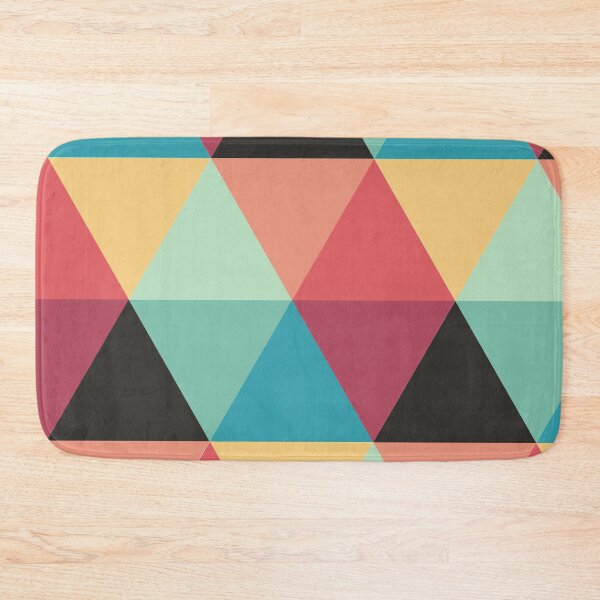 Item preview, Abstract Geometric Triangles - Minimalist Geometry Pattern designed and sold by ind3finite.