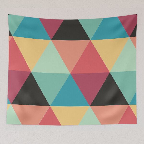 Item preview, Abstract Geometric Triangles - Minimalist Geometry Pattern designed and sold by ind3finite.