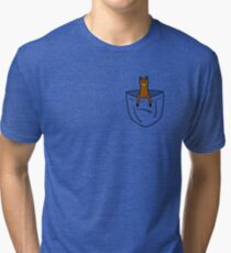Pocket Llama Tri-blend T-Shirt