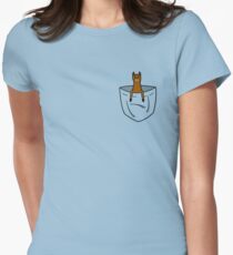 Pocket Llama Tailliertes T-Shirt