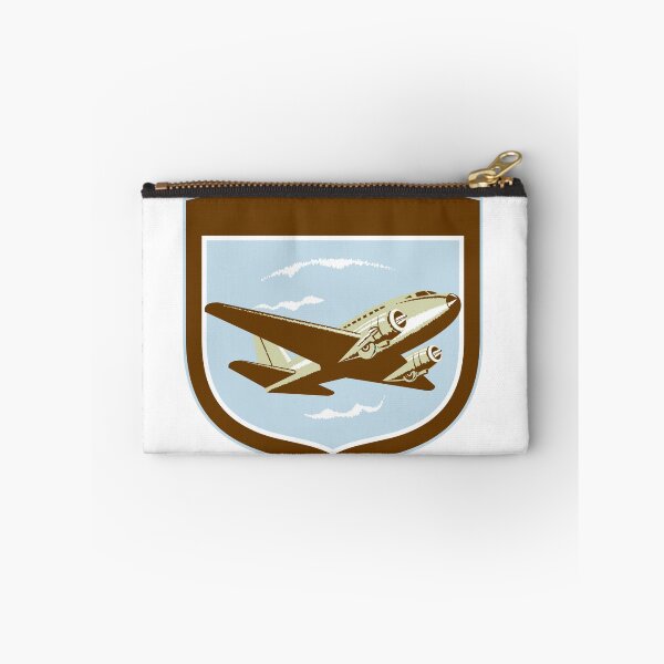 Item preview, DC10 Propeller Airplane Flying Shield Retro designed and sold by patrimonio.