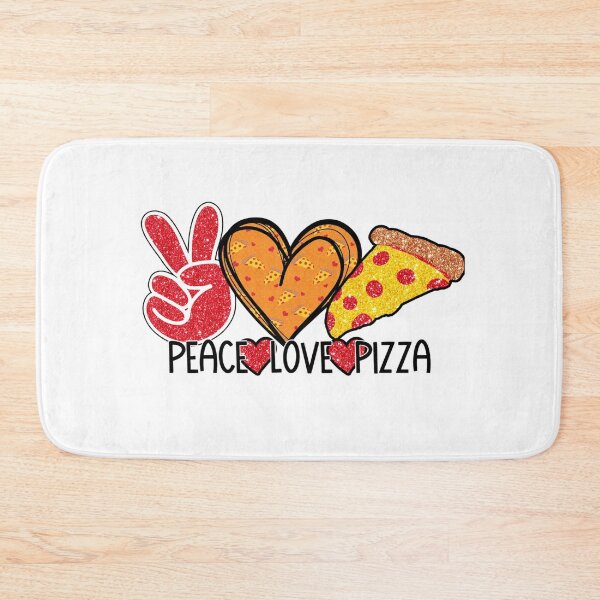 Item preview, Peace Love Pizza Lover Italian Gift Funny Pizzeria Dough Oven Food designed and sold by Style4You24.