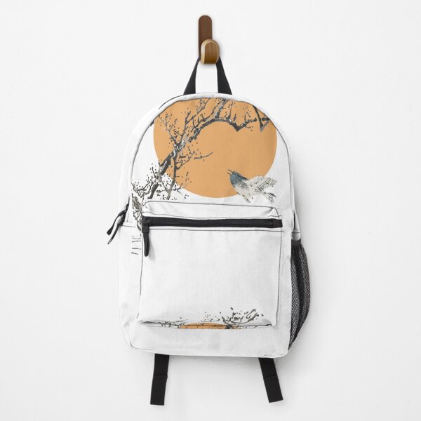 Item preview, Japanese Vintage Art with Bird, Tree, and Sun designed and sold by Wenkatdesigns.