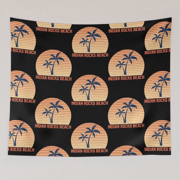 Item preview, Indian Rocks Beach Sunset, Orange and Blue Sun,  for sunset lovers , Palm Trees  designed and sold by GiddeonKryde.