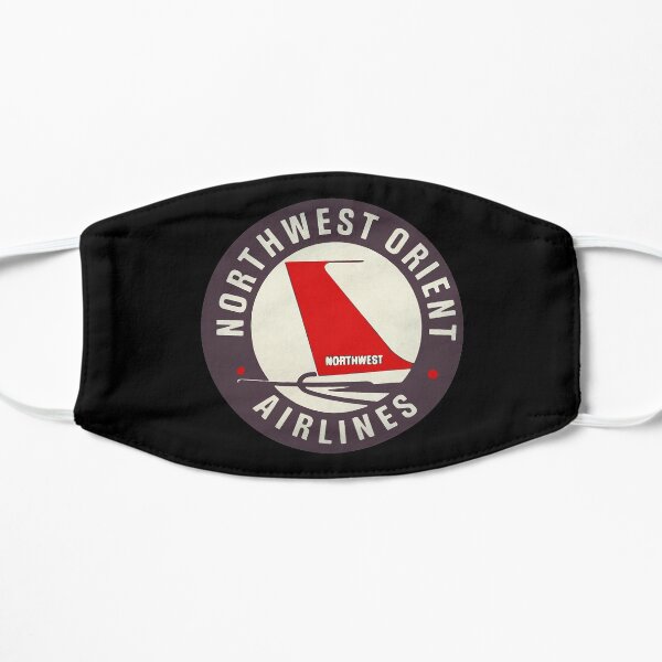Vintage Northwest Airlines Flat Mask