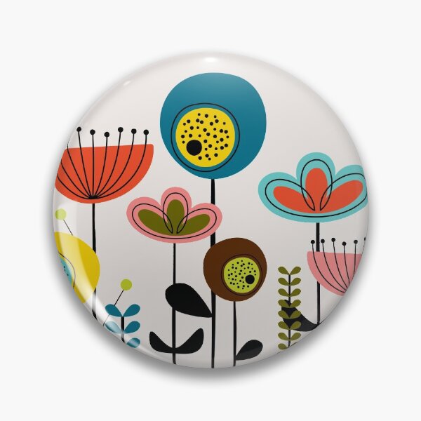 Item preview, Mid Century Flowers designed and sold by Amy VanMeter.