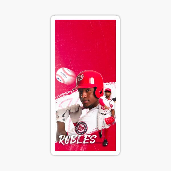 Victor Robles #16 Leaves The Dugout Sticker for Sale by DadSports