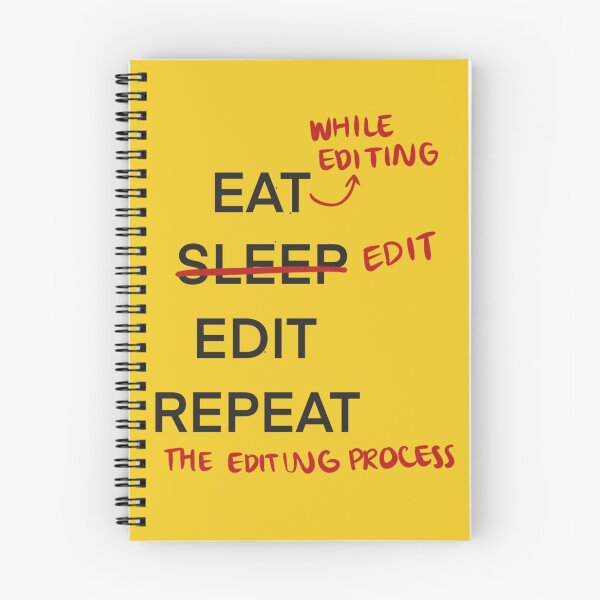 Item preview, Eat Sleep Edit Repeat - Editing/Editor/Film designed and sold by hjedesigner10.