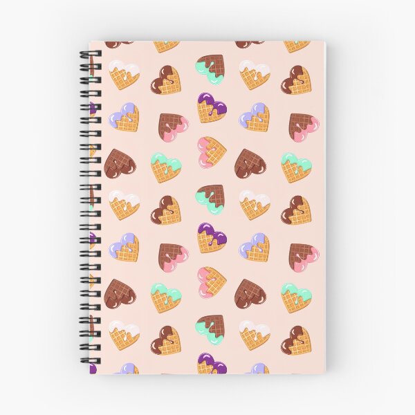 Item preview, Waffle Hearts Pattern, Waffle, Heart, Pink designed and sold by graphic-genie.