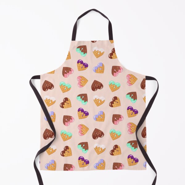 Item preview, Waffle Hearts Pattern, Waffle, Heart, Pink designed and sold by graphic-genie.
