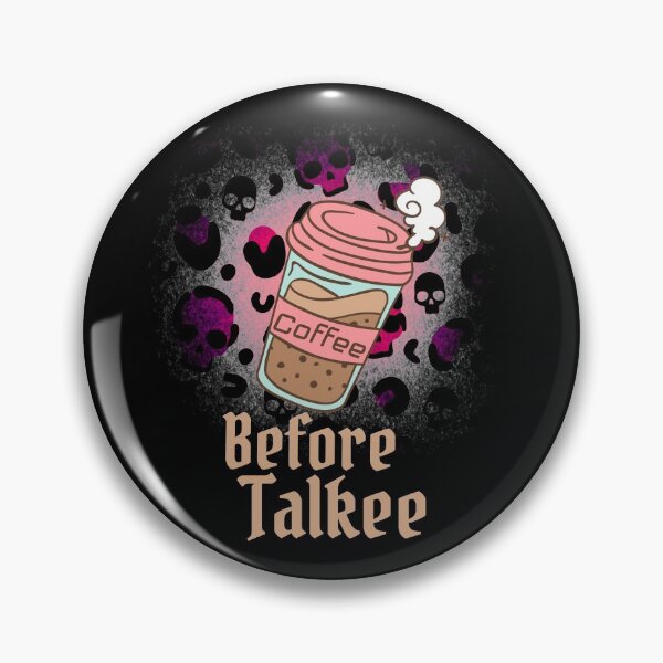 Item preview, Coffee before talkee leopard skull- funny coffee day designed and sold by Designs Of all kinds.