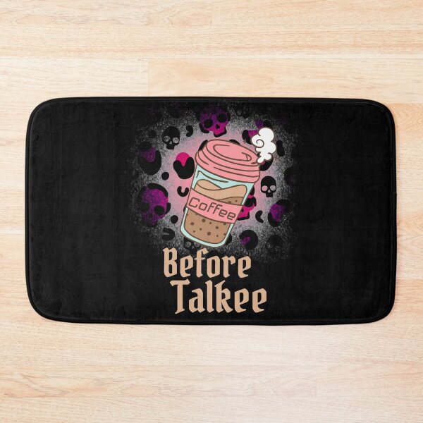 Item preview, Coffee before talkee leopard skull- funny coffee day designed and sold by Designs Of all kinds.