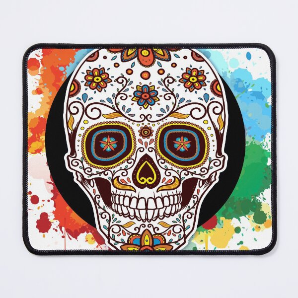 Item preview, Smiling Fancy Skull Artwork Happy Halloween! designed and sold by Capiral Bucketlist.
