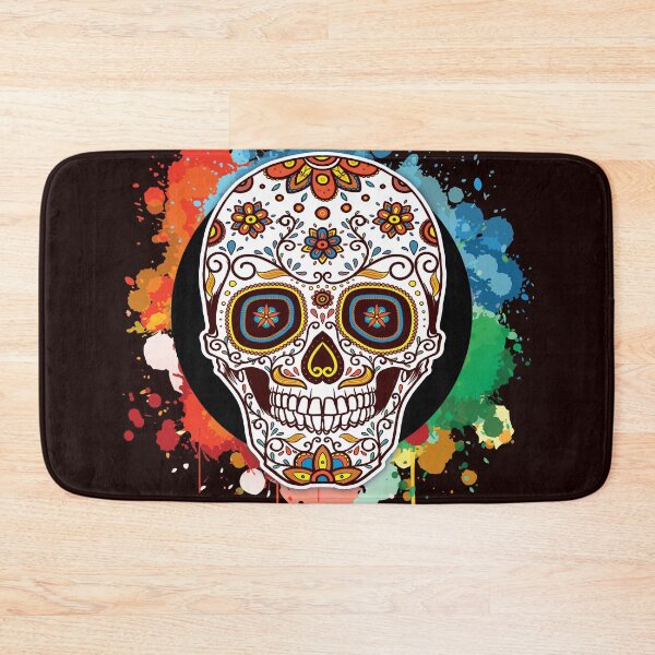 Item preview, Smiling Fancy Skull Artwork Happy Halloween! designed and sold by Capiral Bucketlist.