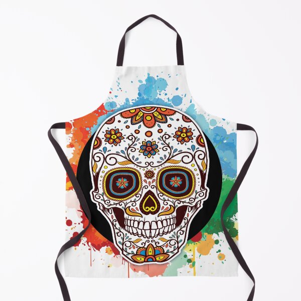 Item preview, Smiling Fancy Skull Artwork Happy Halloween! designed and sold by Capiral Bucketlist.