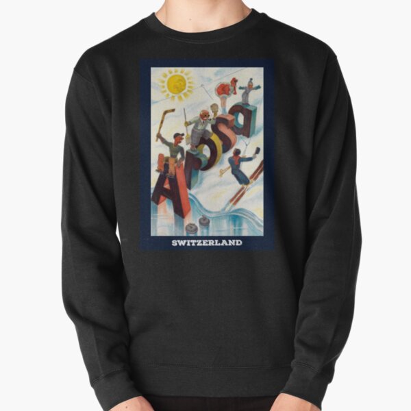 Arosa, Schweiz. Vintage Reiseplakat Pullover