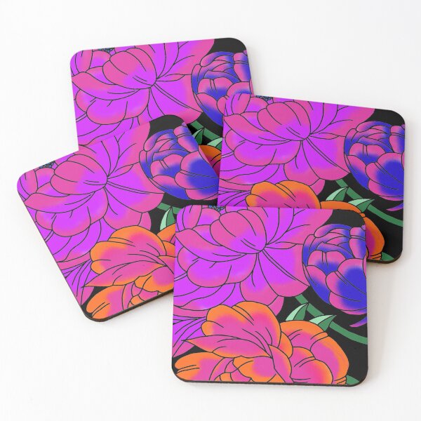 Item preview, Peony tattoo print designed and sold by hdiaztattoonerd.