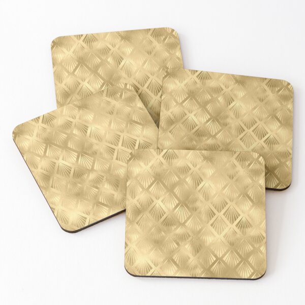 Item preview, Vintage gold geometric pattern  designed and sold by MagicStrawberry.